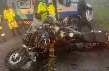 Guaraniaçu - Acidente envolvendo três motos e um carro deixa sete pessoas feridas